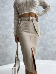 Bézs alakformáló bandage szoknya